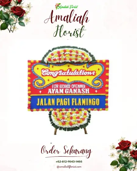 Sewa Papan Bunga Lajut